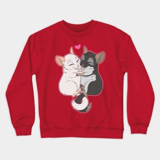 Chinchillas in love Crewneck Sweatshirt